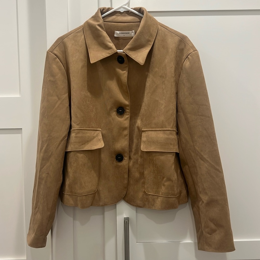 Commense faux suede jacket